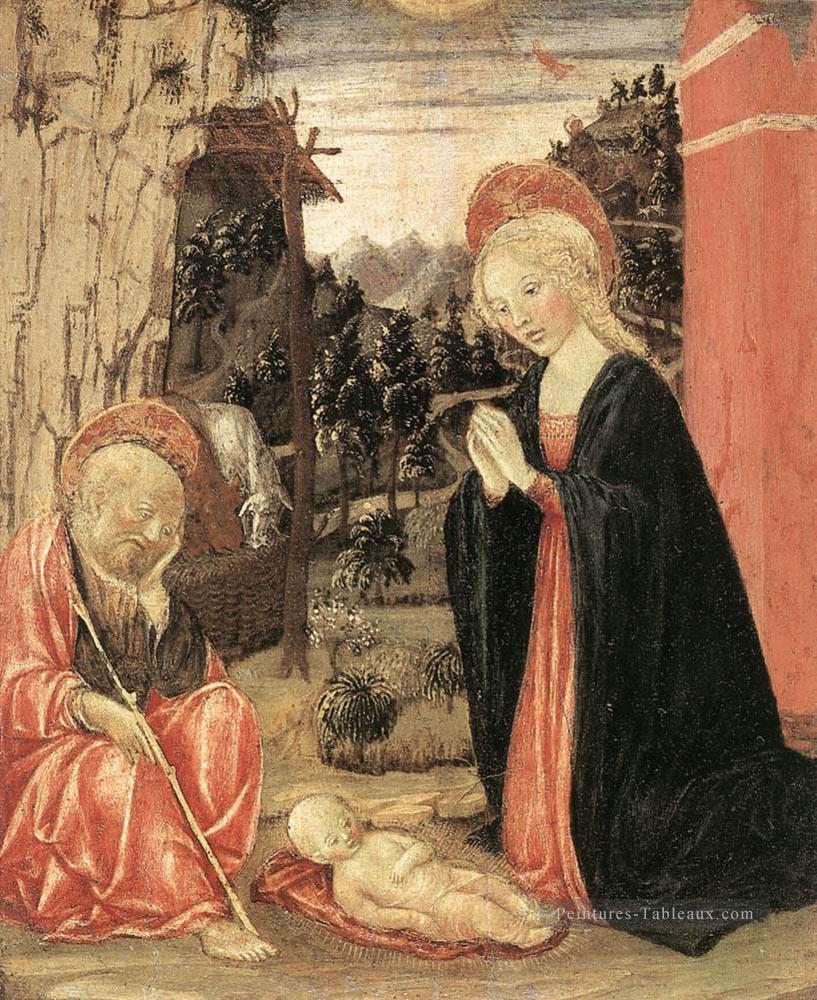 Nativité Sienne Francesco di Giorgio Peintures à l'huile